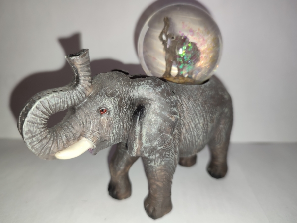 Glitter ball elephant